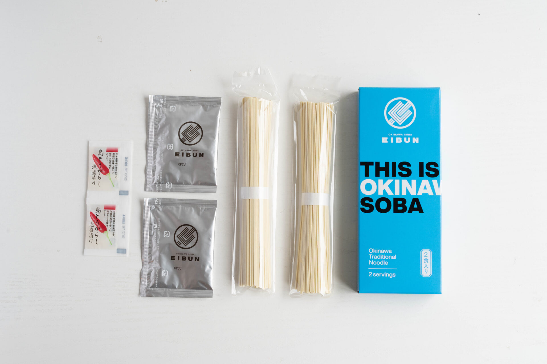 【新商品】持ち帰り商品「THIS IS OKINAWA SOBA」先行発売開始のお知らせ 3 THIS IS OKINAWA SOBA 肉あり(軟骨ソーキ)の調理例